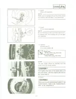 Preview for 208 page of Yamaha XT 600 A Service Manual