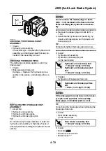 Preview for 243 page of Yamaha XT1200Z(Z) 2010 Service Manual