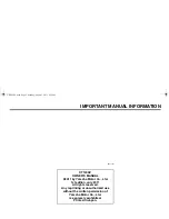 Preview for 5 page of Yamaha Xt1200ZB Owner'S Manual