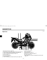 Preview for 14 page of Yamaha Xt1200ZB Owner'S Manual