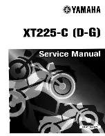 Yamaha XT225-D-G Service Manual preview