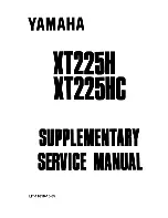 Предварительный просмотр 2 страницы Yamaha XT225-D-G Service Manual