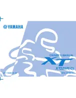 Yamaha XT225C Owner'S Manual preview