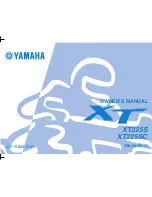 Yamaha XT225S Owner'S Manual preview