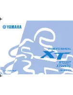 Yamaha XT225T Owner'S Manual предпросмотр