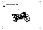 Preview for 10 page of Yamaha XT250 2021 Owner'S Manual