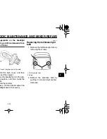 Preview for 73 page of Yamaha XT250 Owner'S Manual