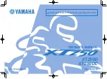 Yamaha XT250D Owner'S Manual preview