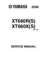 Yamaha XT660 2004 Service Manual предпросмотр