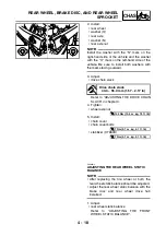 Предварительный просмотр 165 страницы Yamaha XT660 2004 Service Manual