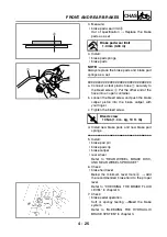 Предварительный просмотр 172 страницы Yamaha XT660 2004 Service Manual