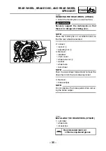 Preview for 41 page of Yamaha XT660R 2007 Supplementary Service Manual