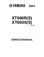 Yamaha XT660R Service Manual preview