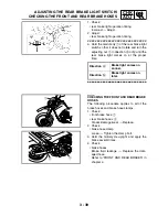 Предварительный просмотр 120 страницы Yamaha XT660R Service Manual