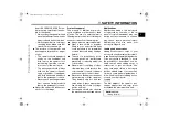 Предварительный просмотр 9 страницы Yamaha XT660RW Owner'S Manual