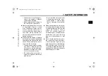 Предварительный просмотр 11 страницы Yamaha XT660RW Owner'S Manual