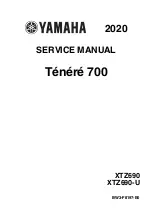 Yamaha XTZ690 2020 Service Manual предпросмотр