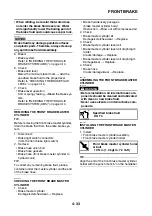 Предварительный просмотр 132 страницы Yamaha XTZ690 2020 Service Manual