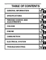 Предварительный просмотр 5 страницы Yamaha XV16AL Service Manual