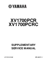 Предварительный просмотр 1 страницы Yamaha XV1700PCR Road Star Warrior Service Manual