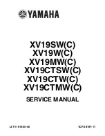 Yamaha XV19SW 2006 Service Manual preview