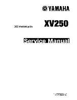 Предварительный просмотр 1 страницы Yamaha XV250G Supplementary Service Manual