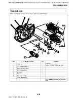 Предварительный просмотр 278 страницы Yamaha XVS1300A 2007 Service Manual