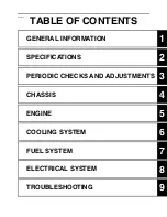 Предварительный просмотр 8 страницы Yamaha XVS13AW Service Manual