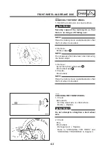 Предварительный просмотр 113 страницы Yamaha XVS250 2001 Service Manual