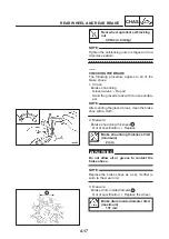 Предварительный просмотр 127 страницы Yamaha XVS250 2001 Service Manual