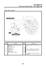 Предварительный просмотр 140 страницы Yamaha XVS250 2001 Service Manual