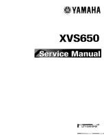 Yamaha XVS650 1997 Service Manual preview