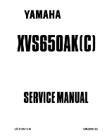 Preview for 2 page of Yamaha XVS650 Service Manual