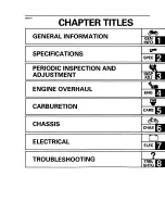 Preview for 7 page of Yamaha XVS650AK 1997 Service Manual