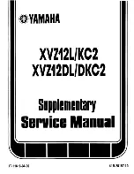 Yamaha XVZ12L Service Manual preview