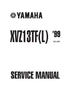 Preview for 1 page of Yamaha XVZ13TF 1999 Service Manual