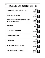 Предварительный просмотр 6 страницы Yamaha XVZ13TFL Service Manual