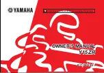 Preview for 1 page of Yamaha Y15ZR Owner'S Manual