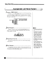 Preview for 54 page of Yamaha yahama PSR - 520 Product Manual