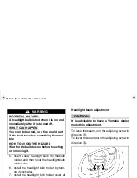 Предварительный просмотр 134 страницы Yamaha Yamaha Rhino 660 Owner'S Manual