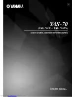 Preview for 1 page of Yamaha YAS-70BL Owner'S Manual