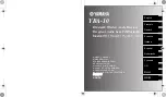 Yamaha YBA10A Owner'S Manual предпросмотр