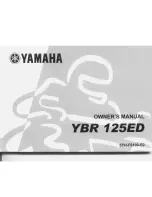 Yamaha YBR125ED Owner'S Manual preview