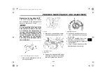 Предварительный просмотр 61 страницы Yamaha YBR250 Owner'S Manual