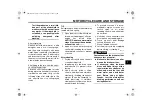 Предварительный просмотр 69 страницы Yamaha YBR250 Owner'S Manual