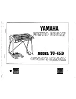 Yamaha YC-45 D Owner'S Manual предпросмотр