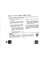 Предварительный просмотр 17 страницы Yamaha YC-45 D Owner'S Manual