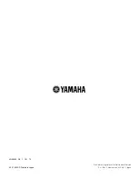 Предварительный просмотр 27 страницы Yamaha YDG2030 Operating Manual