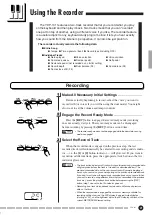 Предварительный просмотр 21 страницы Yamaha YDP-101 Owner'S Manual