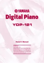 Предварительный просмотр 1 страницы Yamaha YDP-121 Owner'S Manual